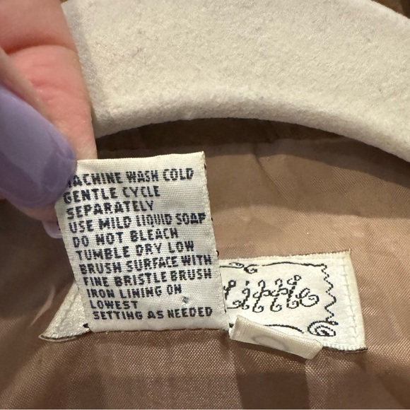 Live a Little Brown Suede Leather Jacket Blazer Size S Western Rustic Moto Chic - Picture 12 of 16